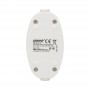 Inline dimmer  power supply: ~230V/50 Hz, color: white, max. load: min. 20W max. 100W.