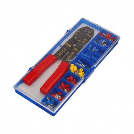 Insulated cord and terminals They increase the security and durability of the connection. Quantity: 