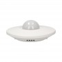 PIR motion sensor with 3 detectors, IP 20 protection rating: IP 20, viewing angle: 360°, collaborate