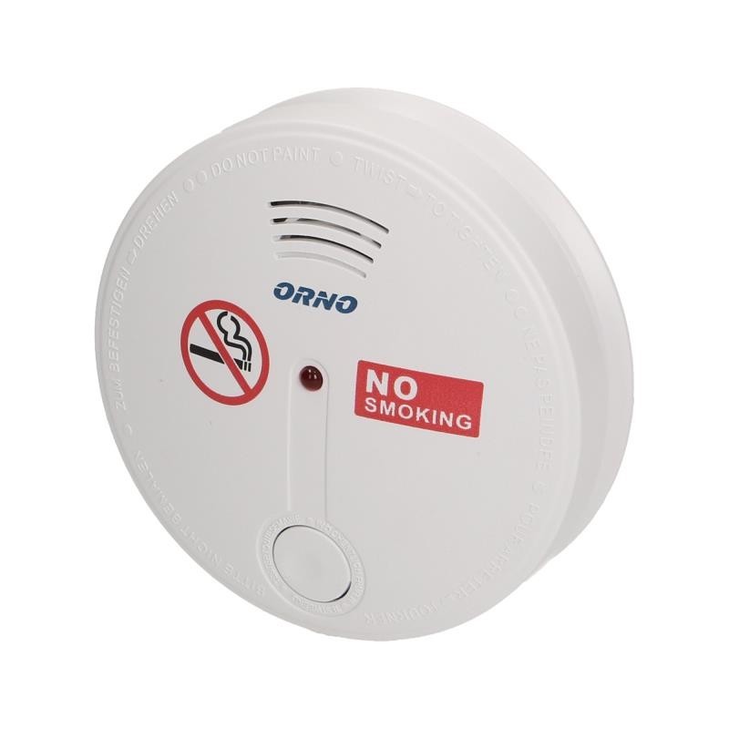 Battery Operated Cigarette Smoke Detector Power Supply 1 X 9v Photo Electrical Sensor Flash And So 