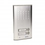 Two family doorphone, flush mounted, FOSSA MULTI aluminium housing  flush mounted  backlit surname  