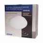 E27 lighting fixture MARIN with microwave sensor, IP44 glass lampshade, detection range: 360 degree,