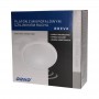 E27 lighting fixture BREVA with microwave sensor, IP44 PC shade (opal), detection range: 360 degree,
