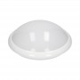 LED lighting fixture BREVA with microwave sensor, 16W, IP44 PC shade (opal),  81 LED lamps SMD 5050,