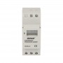 DIN rail digital timer 16 time programs  daily or weekly cycle  12 or 24 hour mode  wyswietlacz LCD