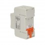 DIN rail digital timer 16 time programs  daily or weekly cycle  12 or 24 hour mode  wyswietlacz LCD