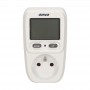 Power meter with LCD display Energy calculator enables us to check the electric power consumption an