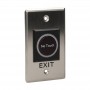 Exit button, touchless Flush mounting, operated by detecting a hand motion  solid, aluminum casing