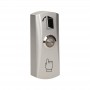 Exit button with LED backlight, surface mounted Solid, aluminum casing, equipped with a LED backligh