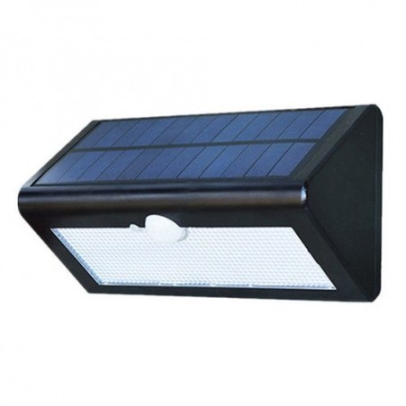 Aplique Solar 8w c/sensor rectangular 210x115 auton. 6h-8h