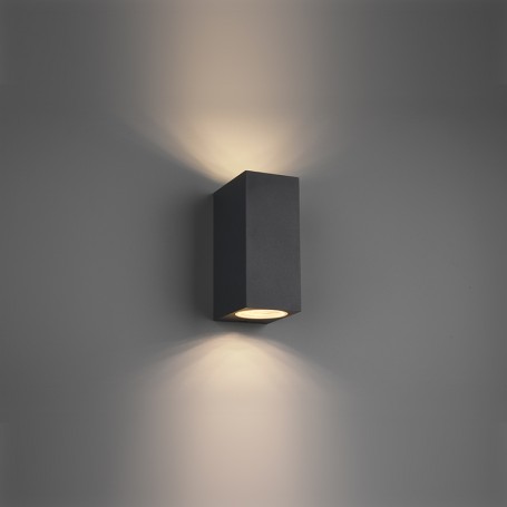 ROYA,Outdoor wall lamp,excl. 2 x GU10,A:15cm/ C: 7cm/ L: 9cm