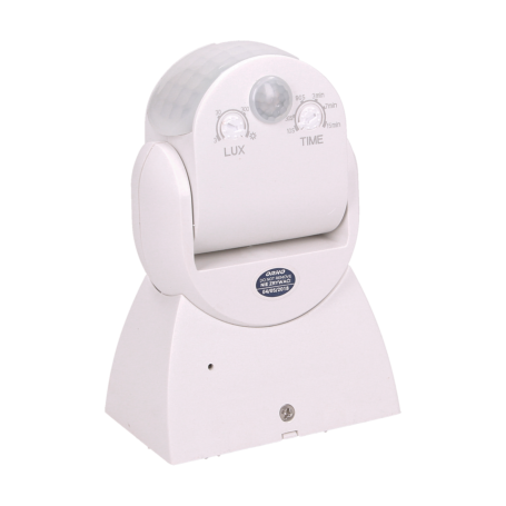 Adjustable PIR motion sensor 360°/180°, IP65 Microwave sensor 180/360°, IP65, 1200W, white