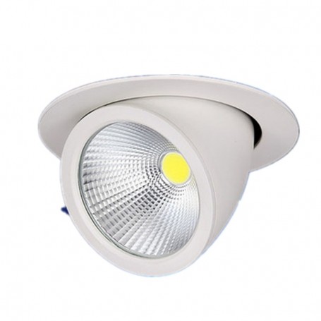 DOWNLIGHT RED. 30W 6400K 2400LM ORIENTÁVEL BRANCO