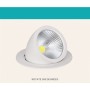 DOWNLIGHT RED. 30W 6400K 2400LM ORIENTÁVEL BRANCO