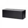 Cable box L, black  protects cables against dust, moisture or mechanical damage