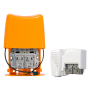 Amplificador Mastro NanoKom 3e/1s "EasyF" : UHF-VHFmix-FImix[dc] con USOS + Alimentação PicoKom 1e/2