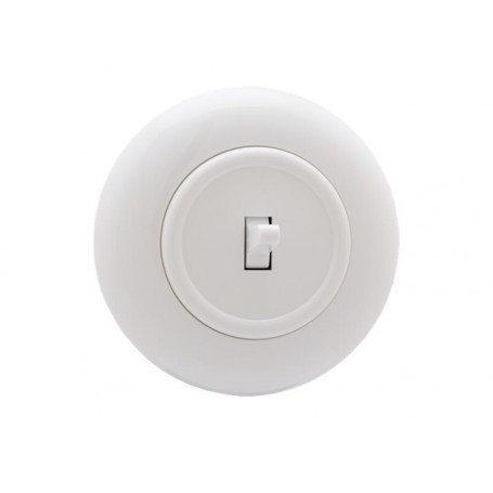 Inversor de Grupo 'retro' com espelho, 10A-250V~, branco