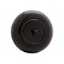 Botão de campainha 'Retro' com espelho e terminais sem parafuso, 10A-250V~, preto