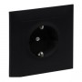 NEW SUNO TOMADA SCHUKO MONOBLOCO - PRETO MATE