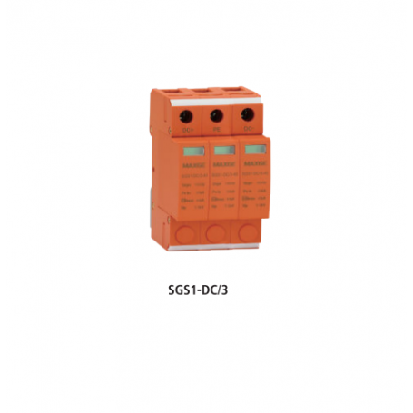 Protector Sobretensão 1500VDC. 3P, Clase C, 40kA Imax