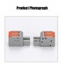 CONECTOR/LIGADOR MACHO/FEMEA 3X3X2.5-4MM P/CABO FELXIVEL/RIGIDO