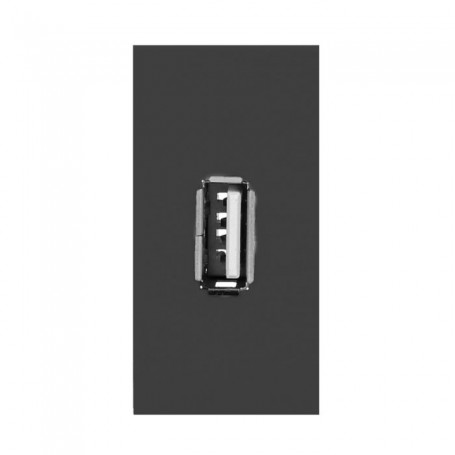 NOEN USB socket module for furniture connection panel, black can be installed inside OR-GM-9010 furn