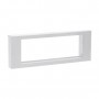 Frame without separators for NORGEN recessed furniture connection panel white