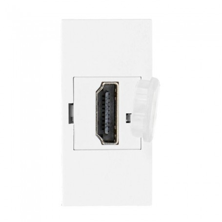 NOEN HDMI socket module for furniture connection panel, white can be installed inside OR-GM-9010 fur