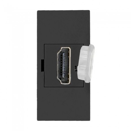 NOEN HDMI socket module for furniture connection panel, black can be installed inside OR-GM-9010 fur