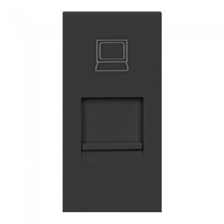 Frame without separators for NORGEN recessed furniture connection panel black