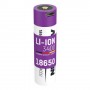 BATERIA RECARREGAVEL 18650 Li-Ion rechargeable PILHA – 3,6 V / TIPO 3400 (min. 3250 mAh) / 12,24 Wh 