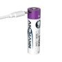 BATERIA RECARREGAVEL 18650 Li-Ion rechargeable PILHA – 3,6 V / TIPO 2600 (min. 2500 mAh) / 9,36 Wh –