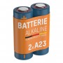 PILHA ALKALINA A23 / LR23 / 12 V  PACK 2 UNI.