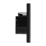 Interruptor embutido Wi-Fi Tuya Smart de 1 via, preto