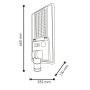 Luminária Solar 35W 4000k 2600lmLed Solights Para Iluminação  Pública