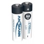 Pilha  NiMH Mignon AA Tipo 2700 (min. 2500 mAh) 2pc Blister