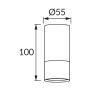 APLIQUE TETO PUZON DWL GU10 GOLDEN 100X55X55MM