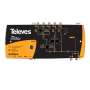 Amplificador DTKom MATV 5e/1s BI/FM-BIII-BIV-BV-UHF G.39/25-44-48-50-50dB Vs.123dBµV