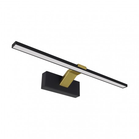 APLIQUE DE ESPLHO LIMBA LED 11W BLACK/GOLD CCT
