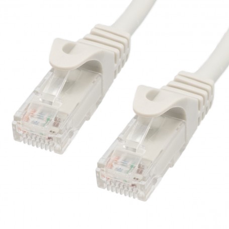 Cat.6A UTP LSZH 100% CU, 26AWG, 0.5m,Branco