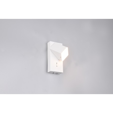 APLIQUE RAGLAN LED SMD 3.8W 3000K 400LM PLASTIC WHITE METAL WHITE MAT IP20