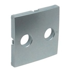 CENTRO P/ TOMADA R-TV 90776TAL ALUMINIO