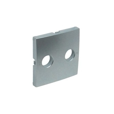 CENTRO P/ TOMADA R-TV 90776TAL ALUMINIO