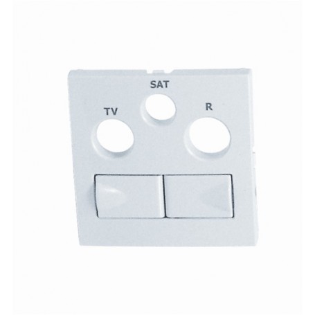 CENTRO P/TOM MISTA R-TV-SAT 2XRJ45 BRANCO