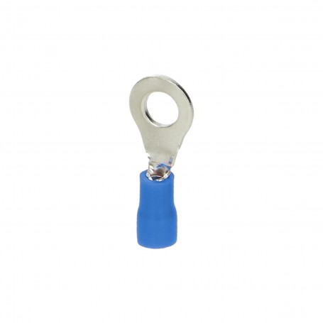 Insulated ring terminals max. section 2.5mm2, ring for M5 screw, blister pack: 10 pcs.