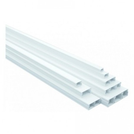 CALHA 40X16 S/DIVISÓRIA ADESIVA BRANCA