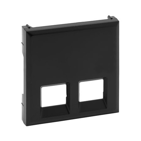 NL-STEP CENTRO 2 X RJ45 PRETO