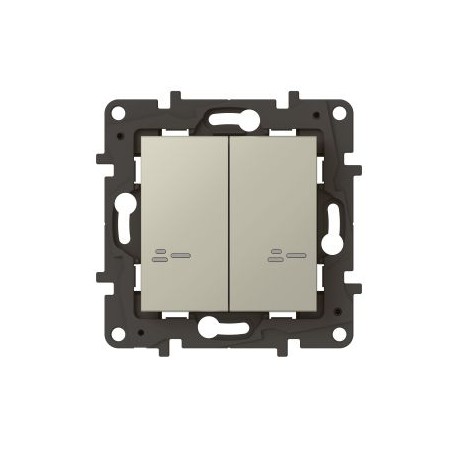 NSWN INTERRUPTOR DUPLO SEM F CREME