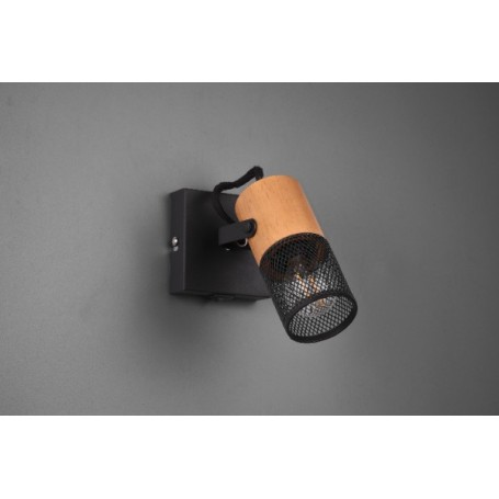 FOCO TOSH 1XE14 METAL NEGRO