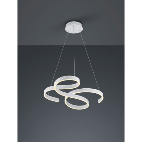 Candeeiro suspenso FRANCIS,incl. 52W LED/ 3000K/ 6500Lm,A:150cm/ C: 72cm/ L: 68cm